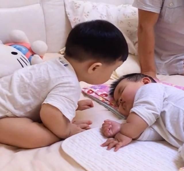 小弟弟|弟弟睡了哥哥睡觉的地方,哥哥这样对弟弟,逗的人忍不住笑