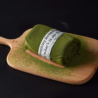 抹茶毛巾卷