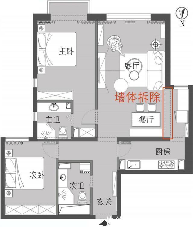 玄关|看了她家,才发现软装有多强大,全屋刷大白,效果依然很棒