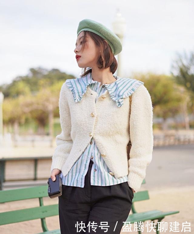 厚毛衣+裙子,毛衣+裤子,冬天就该这么穿,洋气炸了!