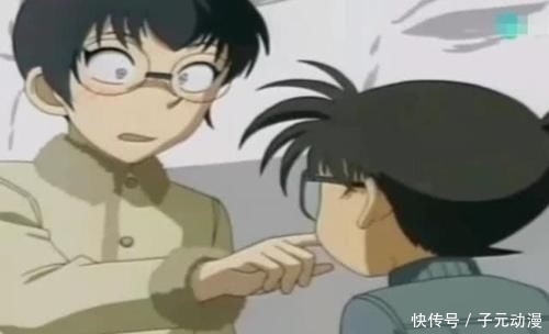 名侦探柯南 亚洲醋王柯南 吃醋吃到咬本堂瑛祐 太可爱了 快资讯