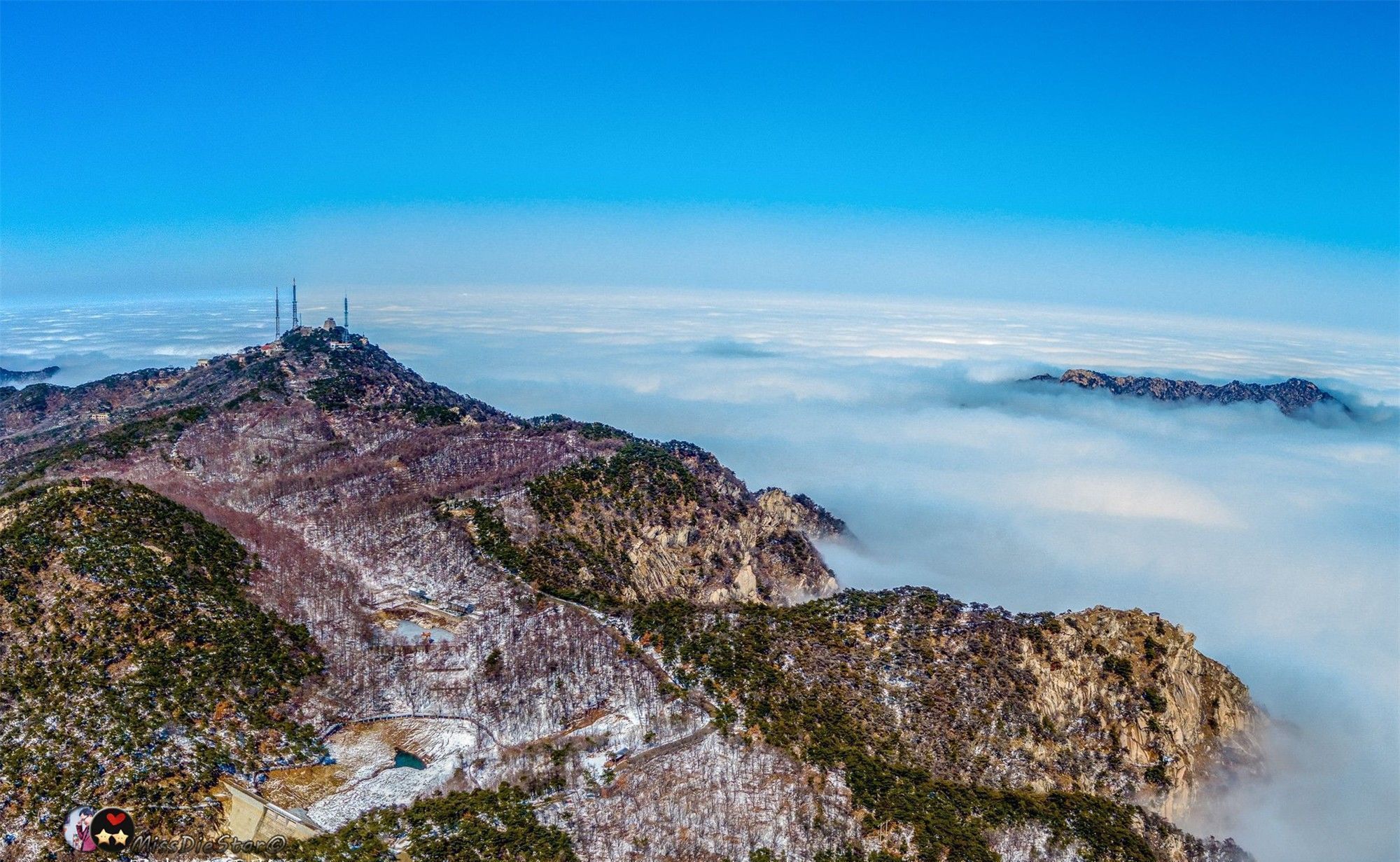 云海|四年一遇，持续24小时的蒙山云海是这样，更有神奇佛光出现