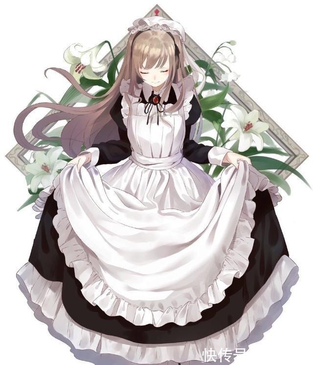 小姐姐|画师绘制鲜花风格女仆装,你最在意的花朵,代表着哪个小姐姐
