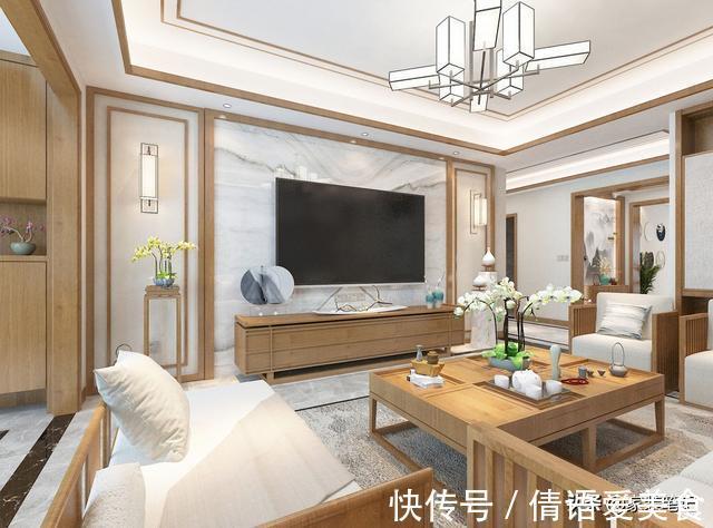 奢华|她家150㎡新中式风，全屋充满了温馨感，细节处尽显奢华与品位