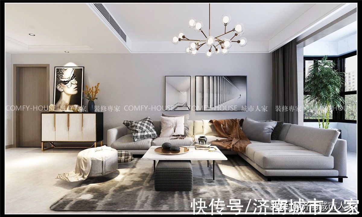 阅山|中铁逸都国际-阅山现代风格装修效果图