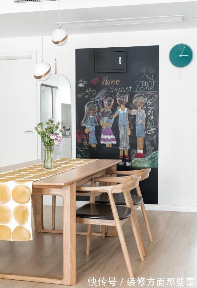 风三居室|114平现代风三居室,一个良好的氛围二孩之家