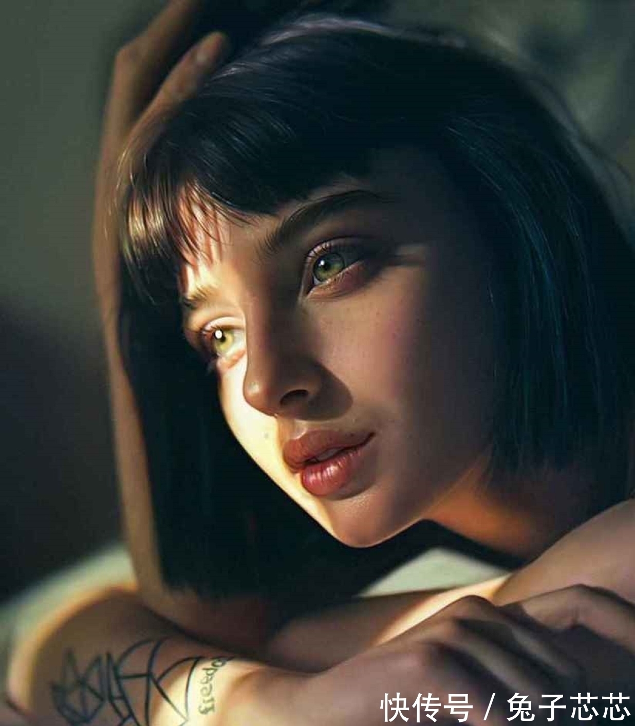 艺术$竟有如此养眼的美女肖像画——伊拉克利令人难以置信的数字绘画