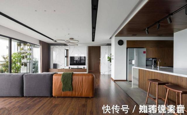 户型|220㎡大平层,大横厅7米长,换成我也心甘情愿买高层,比别墅舒服