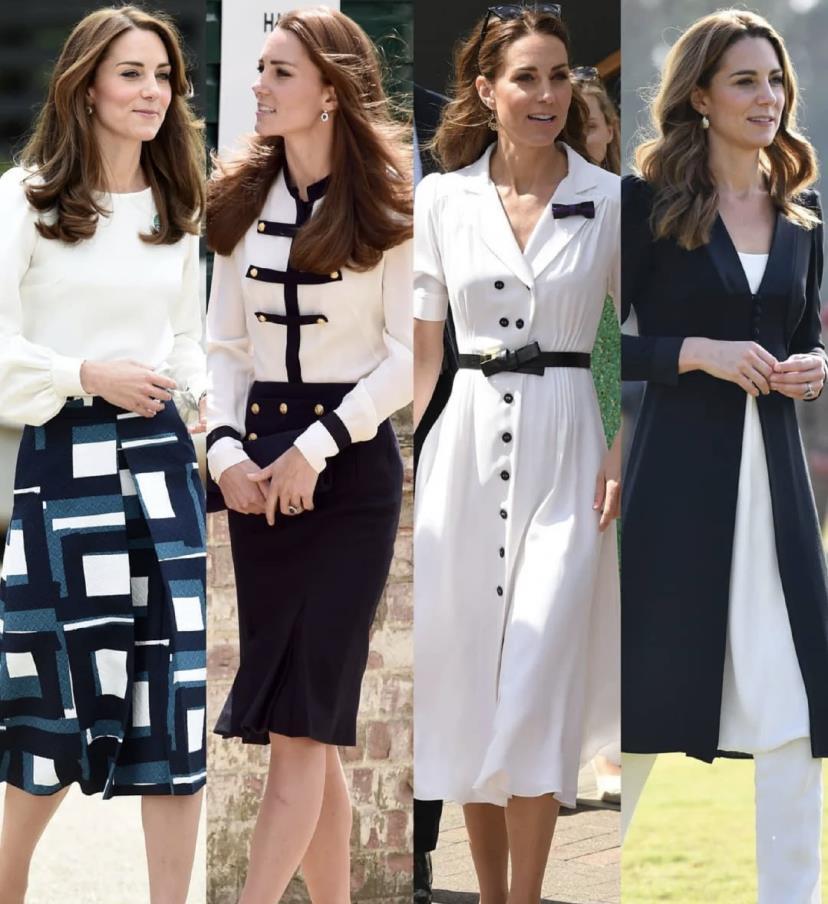 白色|最近流行白色系穿搭,瞧凯特王妃怎样穿出高级感,谁穿谁好看