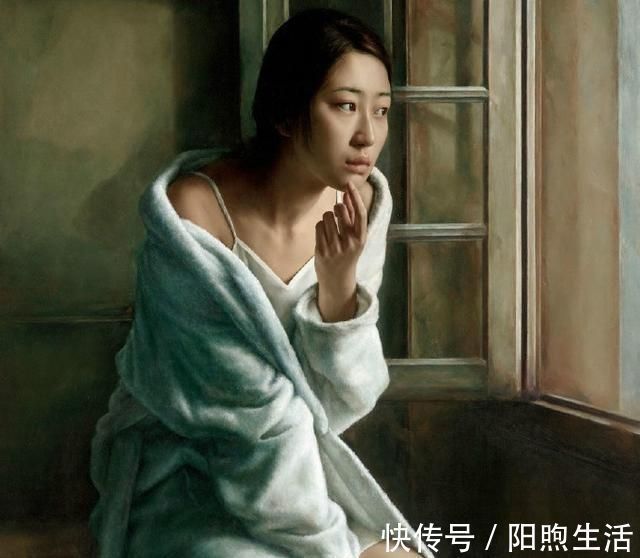东方女性|冷军遇到真高手,超细腻的油画作品,人物眼神充满故事