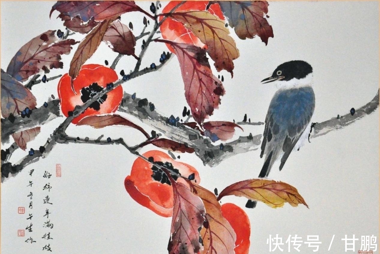 傅抱石&小写意花鸟画画家周午生，展现时代风骨，潜力无限