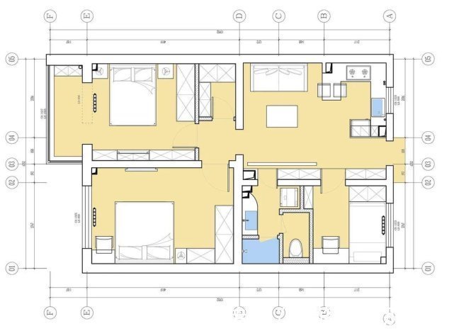 打卡|127平简约风三居室将风景带入家中,在家打卡张张都是美图