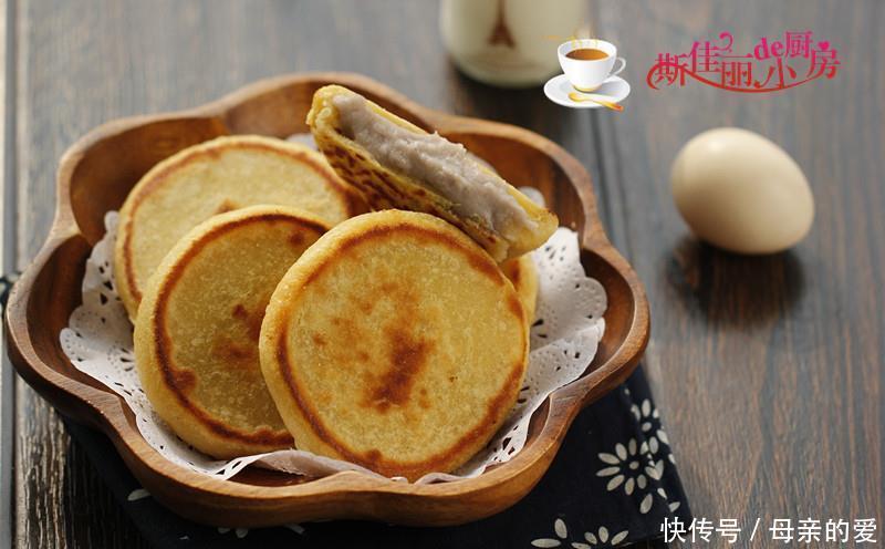 早餐儿子就爱吃饼,外壳酥脆馅料香甜,每周做2次吃一口满嘴香