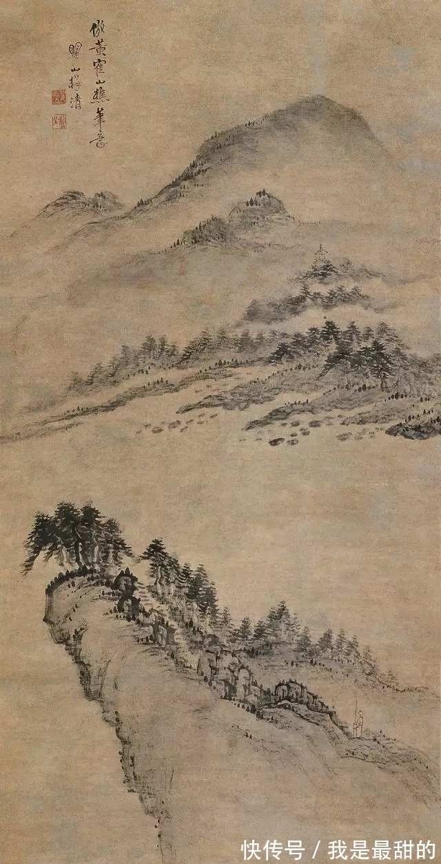 妙意@神笔出妙意,恰似天上人间!梅清山水画精读