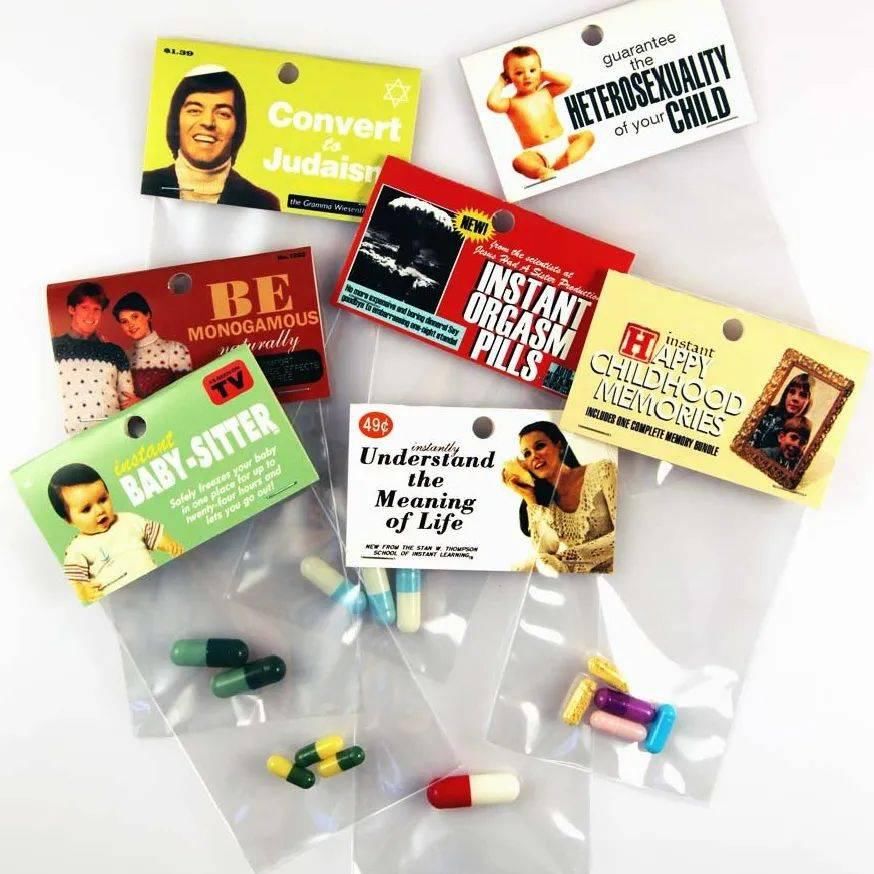 这位艺术家虚构的复古「特效药」,专治你生活的疑难杂症