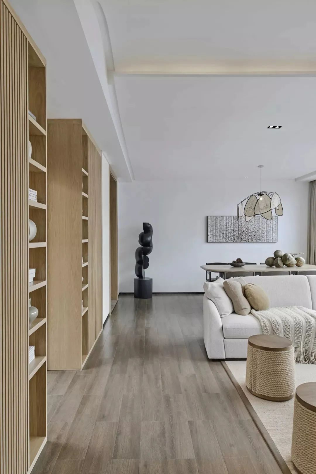 简约|160㎡现代简约,自然朴质中性色,生活淡泊如清茶