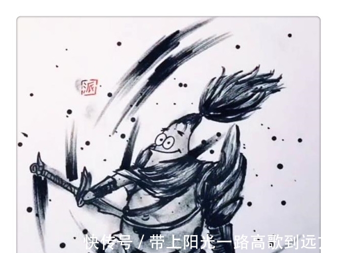 派大星|美术大佬的手绘“神作”,3D版蜘蛛侠,派大星变“派亚索”