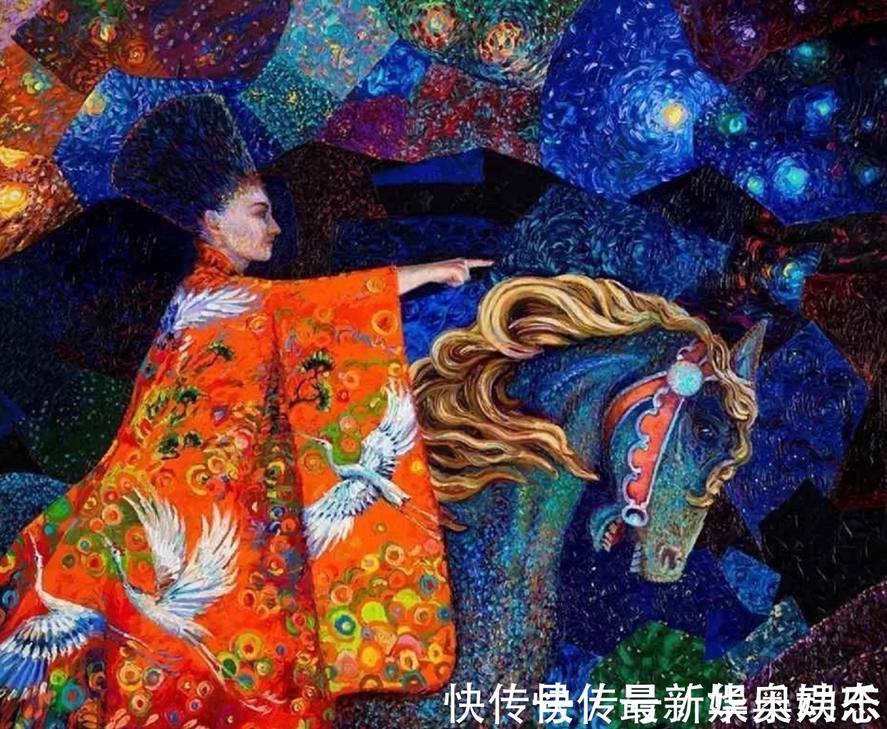 斯科特!扔掉画笔,用手指玩转色彩——美女画家艾里斯神奇的指上绘画