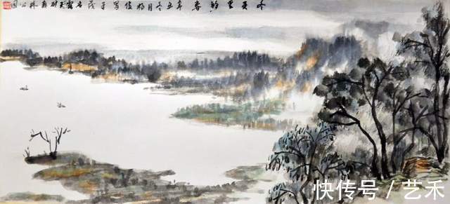 东莞市#画家杨俊——山水自然清雅,温婉柔情作品选