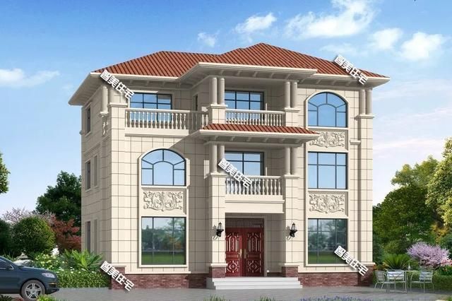 风景|老家风景美如画,配上我家的新房子,这画面美得令人心动!