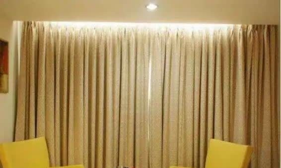 窗帘杆|头一次见人装窗帘不用窗帘杆,这样设计,好看又好用