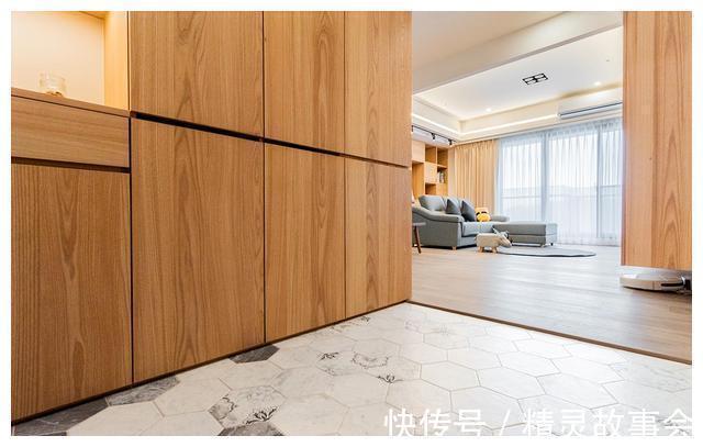 玄关|温暖，是对一个家最好的诠释！她家80㎡，清爽自然，太舒服了！