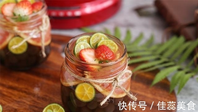 珍珠|水果茶不用买,在家做,成本不到5元钱,清凉解暑,比买的还好喝
