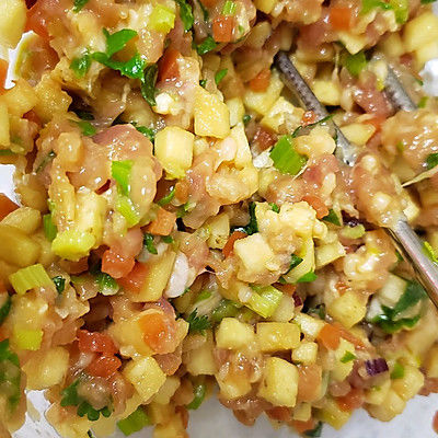 肉馅|茄子馅饺子