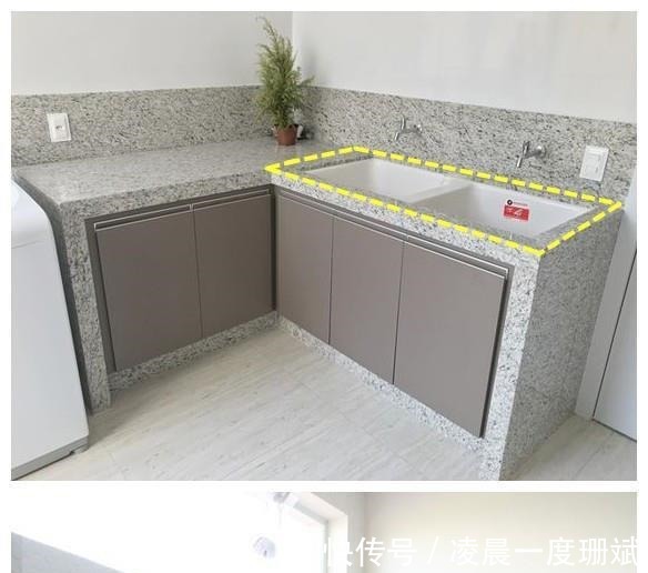 洗衣池|洗衣池设计成双槽，你笑它土，我笑你不知道它的好，谁用谁知道！
