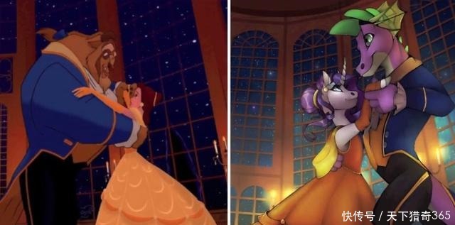 马宝莉的他们|当迪士尼动画中的情侣变成了小马宝莉,你们更喜欢谁呢