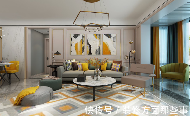 三居室|130平现代风三居室,在细碎美好中感受世间的温柔