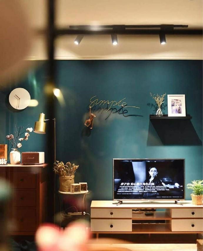 婚房|闺蜜的婚房太美了,墨绿色的墙面很迷人,以后我买了房也要这样装