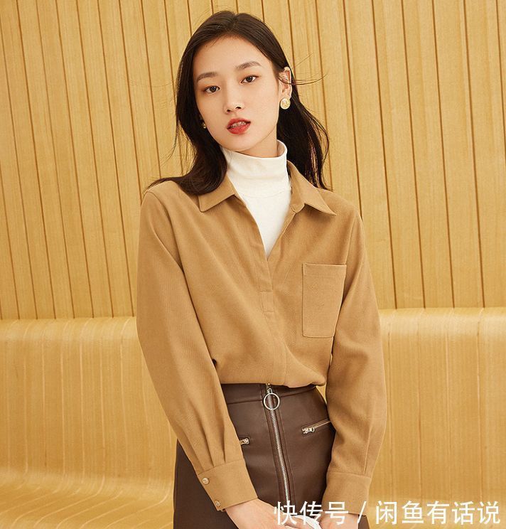 搭配 冬天火了一种衬衫叫“假两件”,做叠搭时髦又省事,关键还提气质