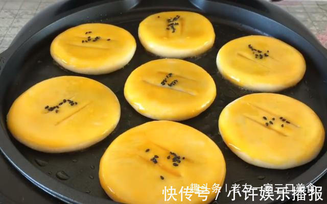 用一斤面粉做了一大盆的老婆饼，配方做法详细讲解，咬一口还掉渣
