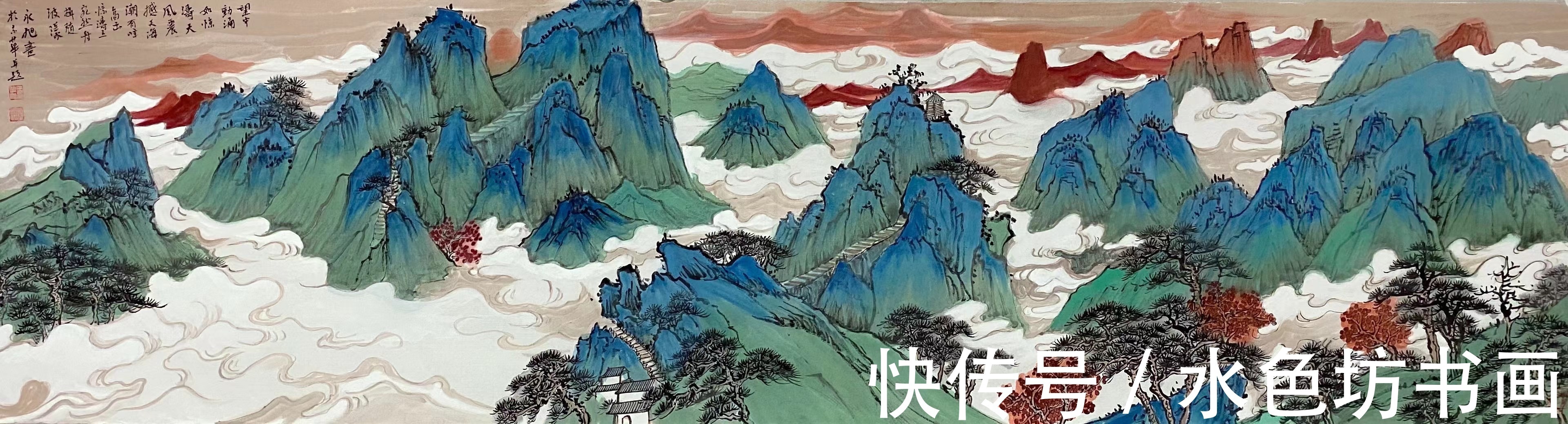 中国楹联学会|画家专栏 │王永旭——江作青罗带,山如碧玉簪