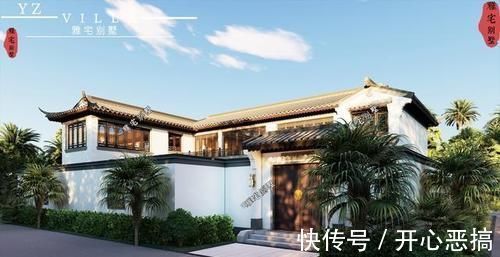 鸟瞰图|宅基地宽二十八米，长二十一米，想建个中式四合院该怎么设计？