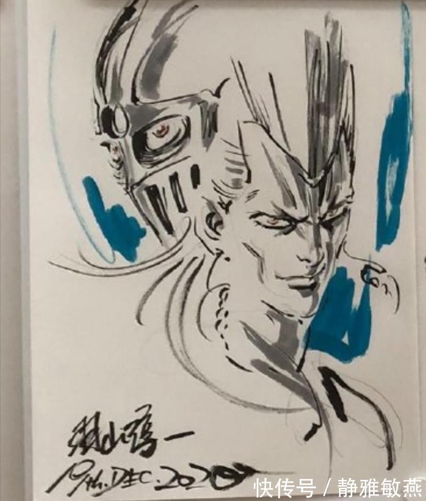画作|JOJO的作画监督羽山淳一绘制的承太郎、迪奥和波波,都很邪魅