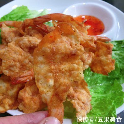 年菜-黄金炸虾片，金黄酥脆