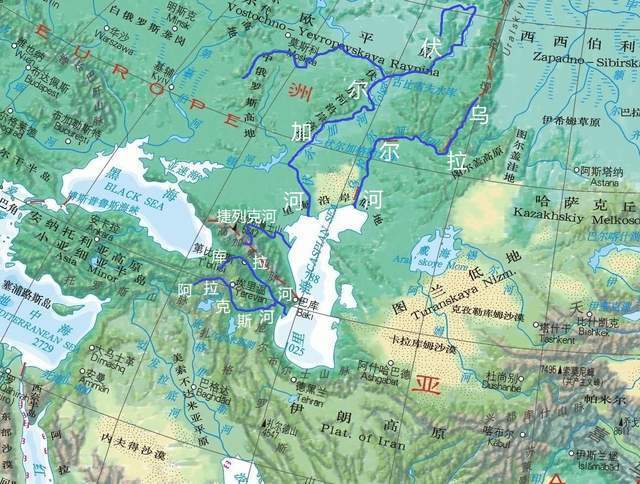 台特马湖|乌拉尔河、塔里木河和谢贝利河位列世界内流河流程第四至第六位
