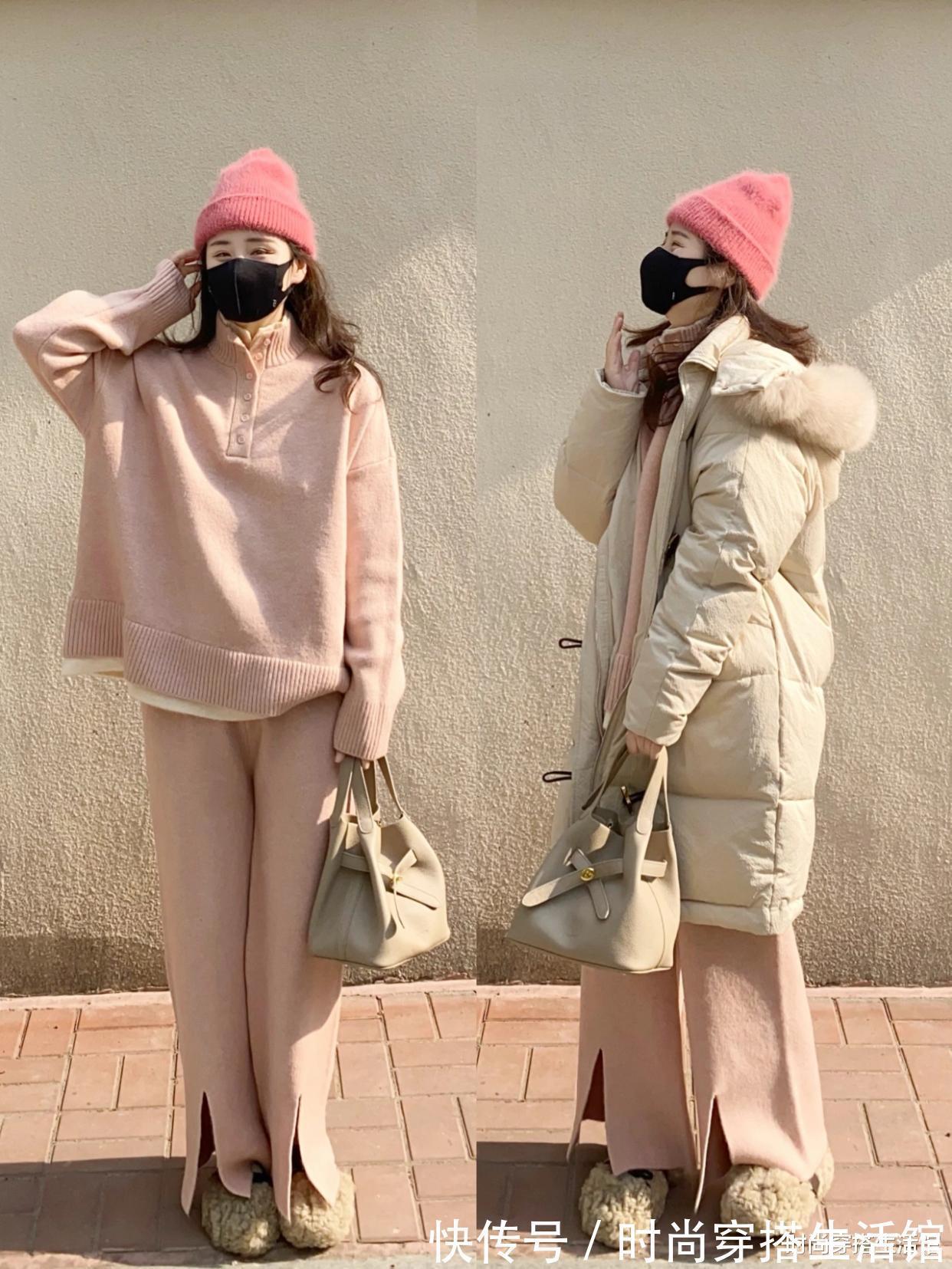 牛仔裤 降温后别再随便穿了,试试“长外套+九分裤”,时髦耐看又大方