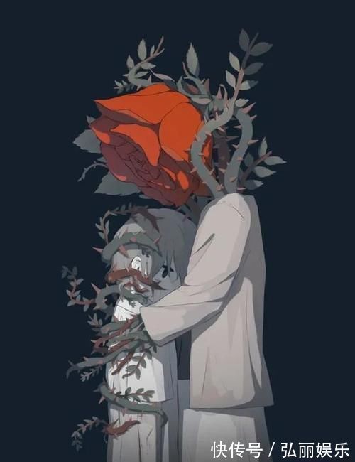 插画@22幅悲伤的插画,只有孩子才能看懂,大人却理解不了