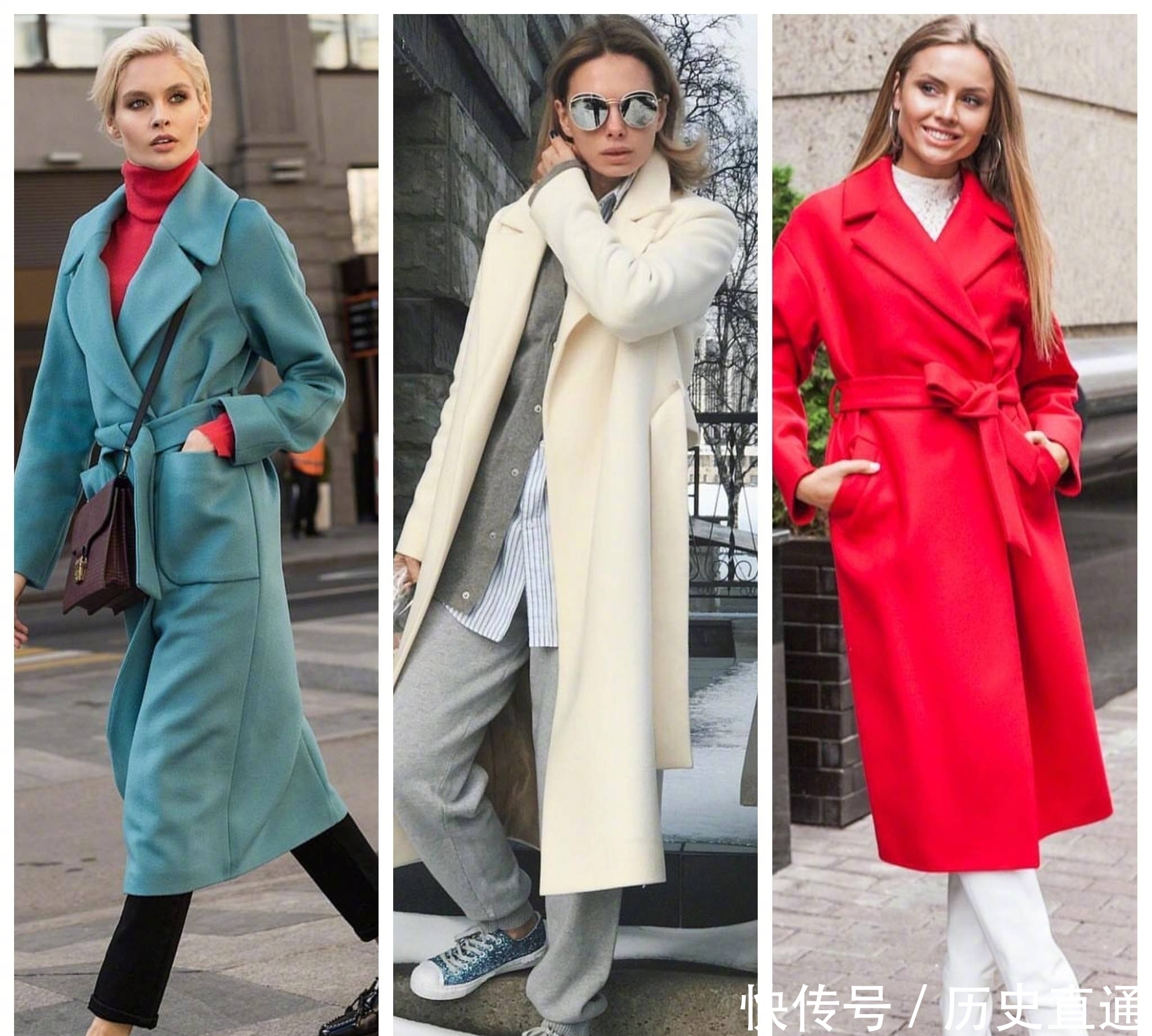 大衣|51套大衣搭配合集,各种颜色的大衣基本都集齐了