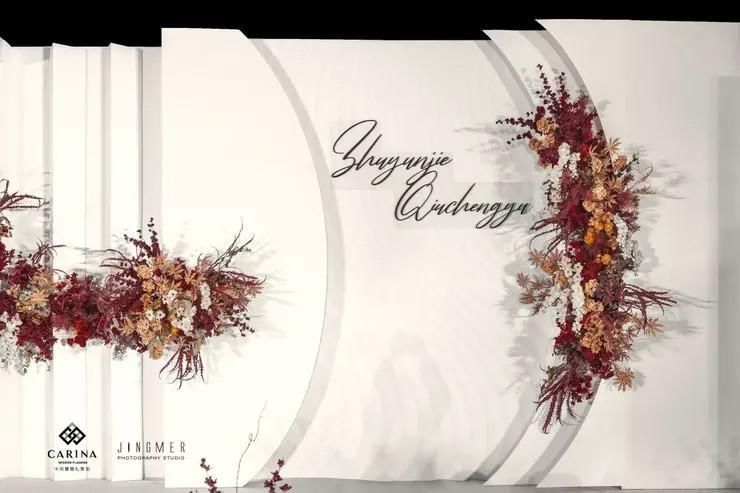 纯白|运用高级色彩展现出高级感的婚礼,用纯白述说从一而终的挚爱