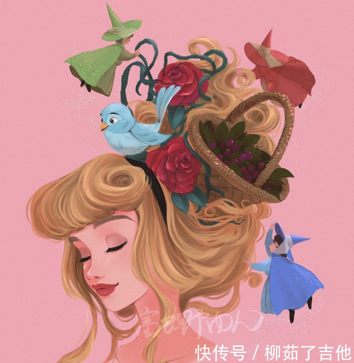 蒂安娜|迪士尼公主的头,究竟是用什么做的茉莉头上盘着老虎,太猛了