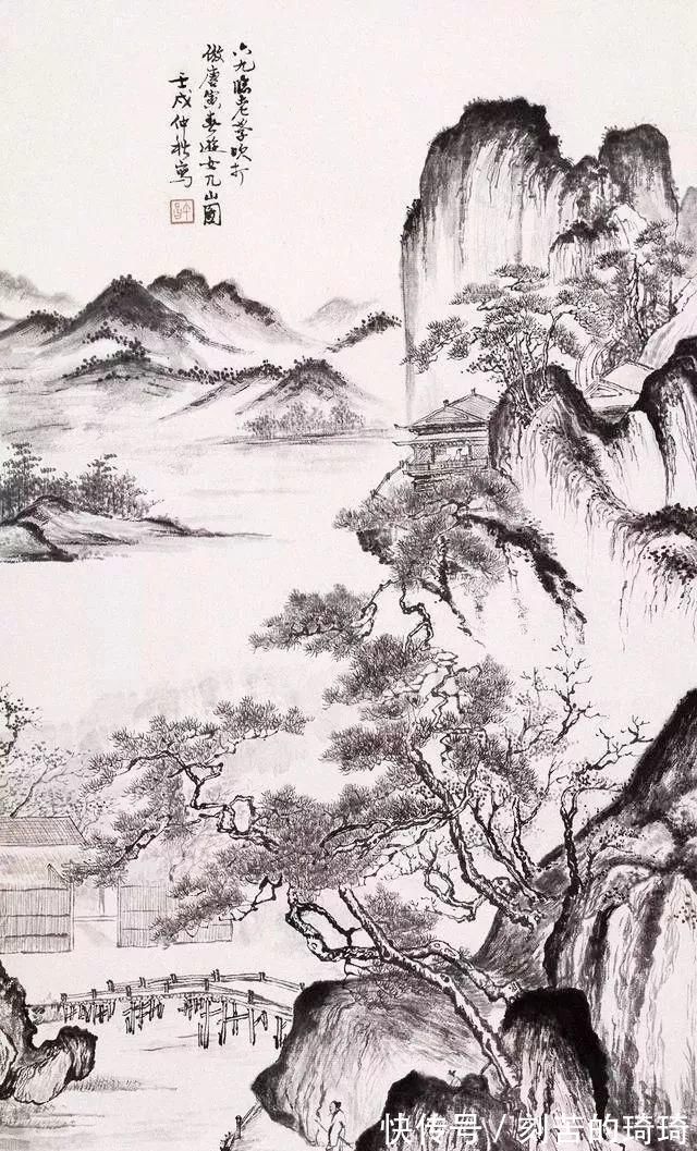郑午昌@民国竟然有这样一位山水画大家,极为罕见,太美了!
