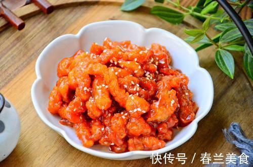 开胃|糖酥里脊，酸甜口味用的可不是醋，别搞错了，酸甜开胃多吃两碗饭