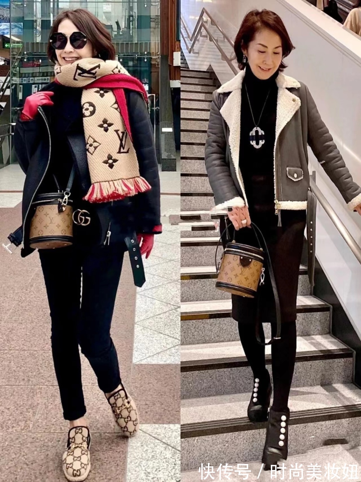 小皮衣|50+“日本主妇”太会穿了,可优雅、可洋气,大妈们该学一学