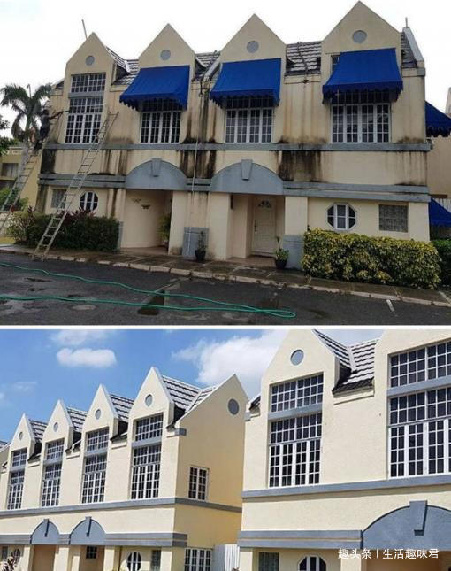 10多张强力清洁对比照片,展示清洁后的效果