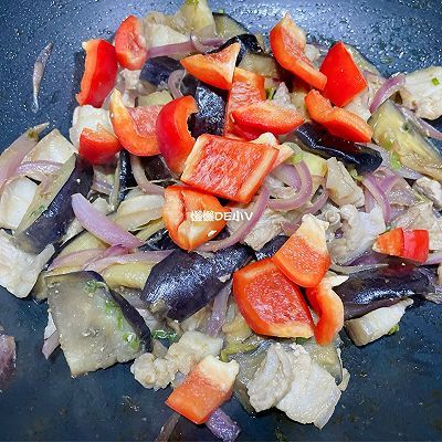 洋葱|五花肉烧茄子