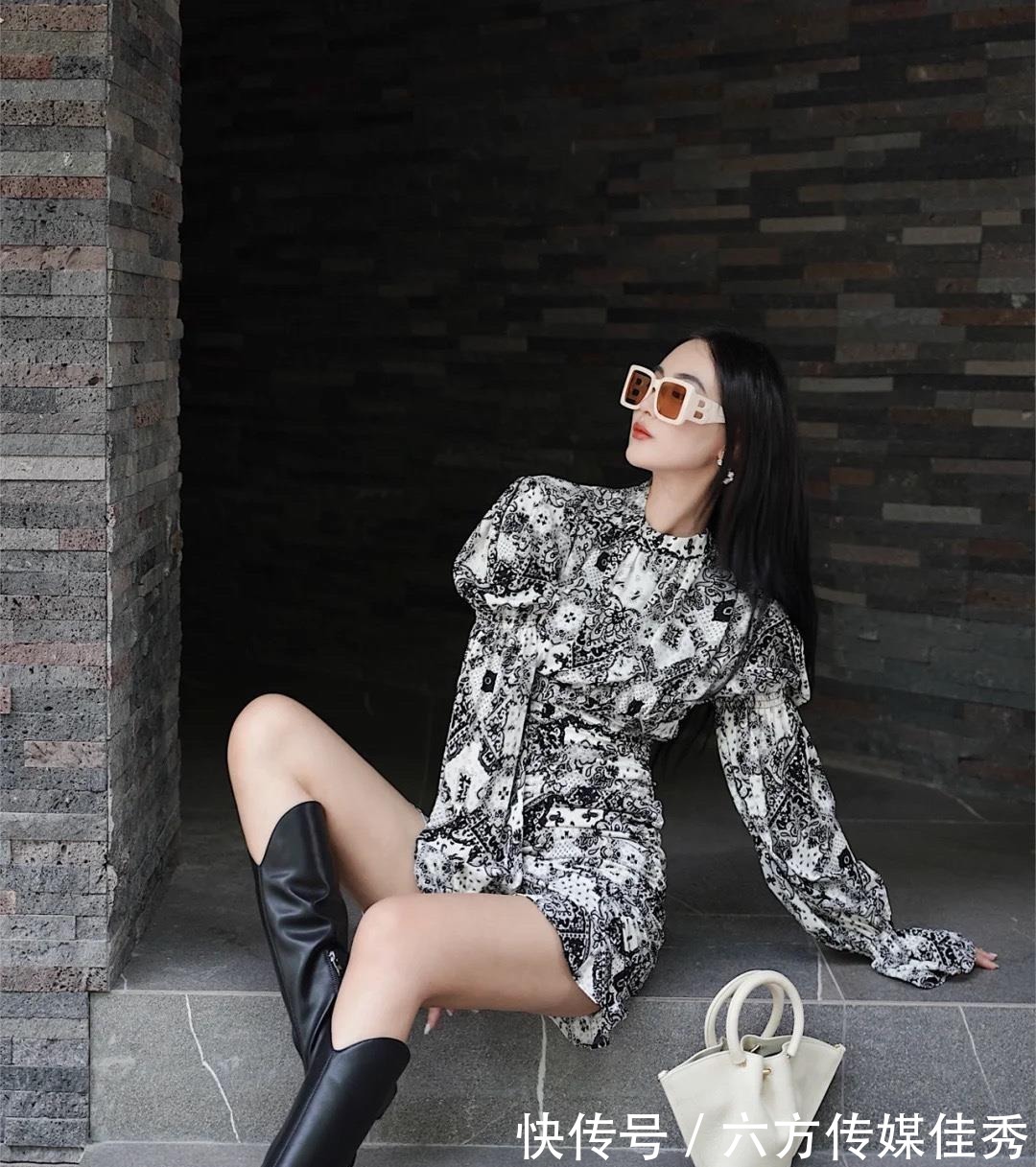 姑娘|“时髦精”必备的中筒靴,为什么被你穿出水鞋感,或许是搭配问题